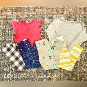 6 pc Everyday wear mix girls lot - sz 5/6